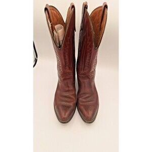 Vtg Mason Boots Western Cowboy Mens Sz 10.5 C Black Leather Union Made In USA